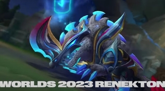 Skin Renekton chào mừng CKTG 2023 được ra mắt trong LMHT