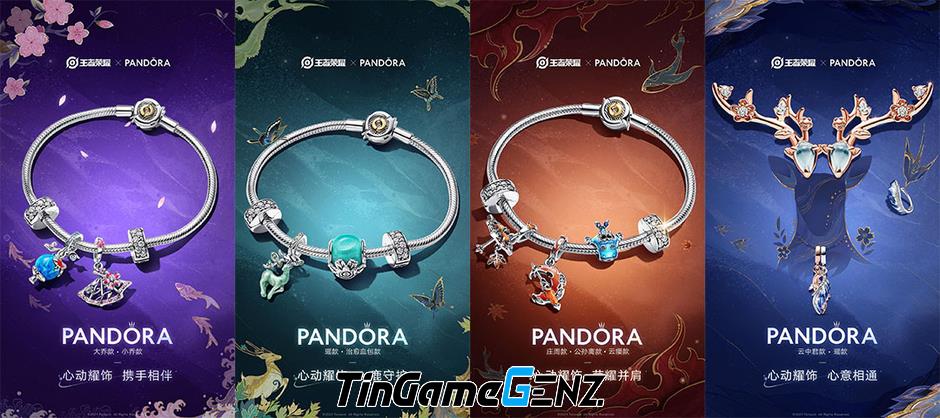 Skin VGVD hợp tác với thương hiệu trang sức Pandora thu hút sự quan tâm của fan nữ