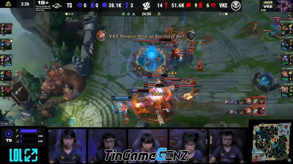 SofM và VKE giành vé MSI 2024 sau chiến thắng 3-1 trước TS trong LMHT