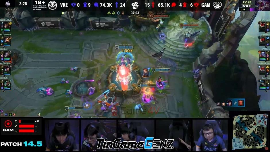 SofM và VKE hủy diệt GAM với tỷ số 2-0, tiến vào Playoffs VCS