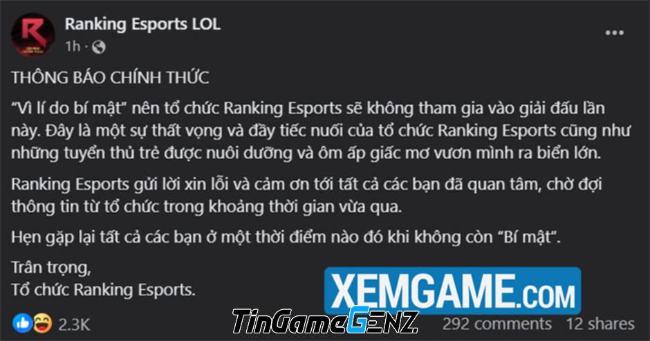 Sự biến mất của Ranking Esports trong LMHT gây thất vọng cho cộng đồng