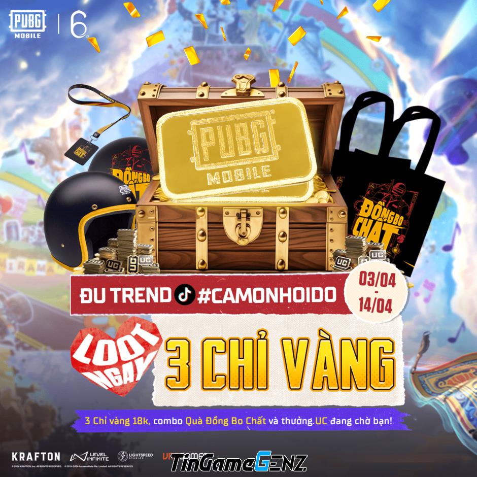 Sự kiện PUBG Mobile sinh nhật 6 tuổi: Nhiều hoạt động đặc sắc cho game thủ