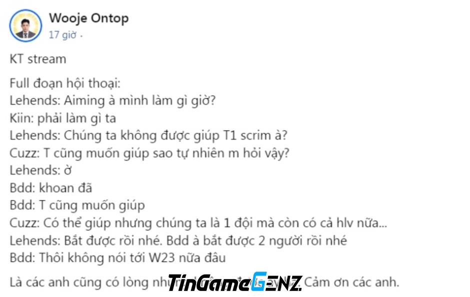 T1 gặp khó trong việc tập luyện ở CKTG 2023 vì lý do quen thuộc