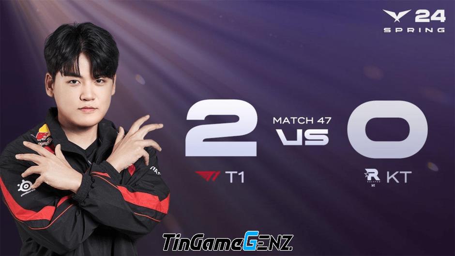 T1 Oner chủ động bắt bài KT trong chiến thắng 2-0 tại LCK Mùa Xuân 2024