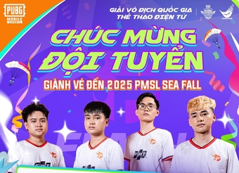 "Team Flash Lên Ngôi Vô Địch Tại Giải Vô Địch Quốc Gia Thể Thao Điện Tử 2025: Chiến Thắng Mùa Thu Cùng PUBG Mobile"