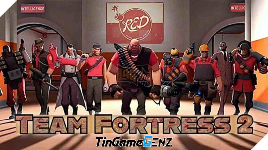 Team Fortress 2 trở nổi tiếng trên Steam