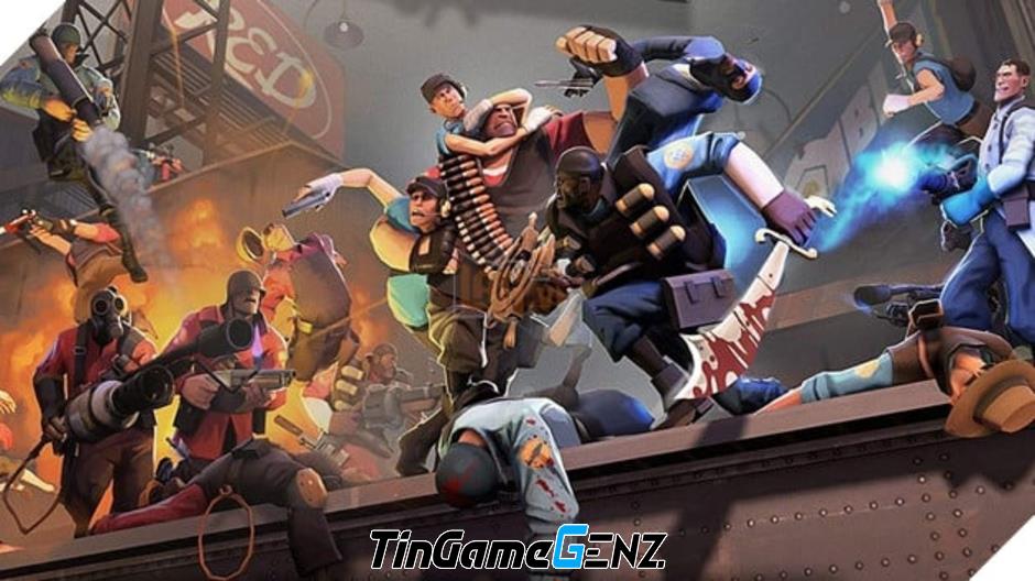 Team Fortress 2 trở nổi tiếng trên Steam