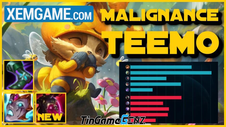 Teemo bị nerf mạnh sau 10 năm không sửa đổi trong LMHT mùa 14