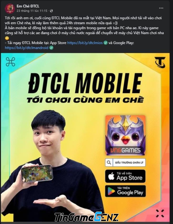 Thành công ra mắt Đấu Trường Chân Lý Mobile tại Việt Nam