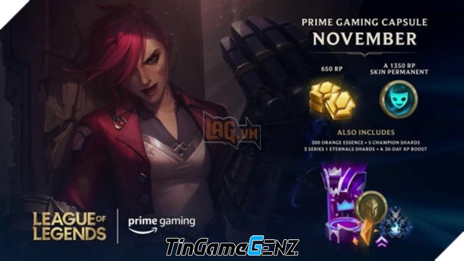 Thông báo Riot: Hủy chương trình Prime Gaming Drops vì Amazon từ chối tái kí hợp đồng.