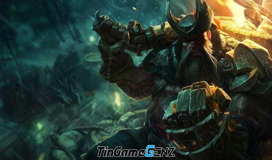 Thông tin kỹ năng của Gangplank tại ĐTLC 9.5 được Riot Games chia sẻ.