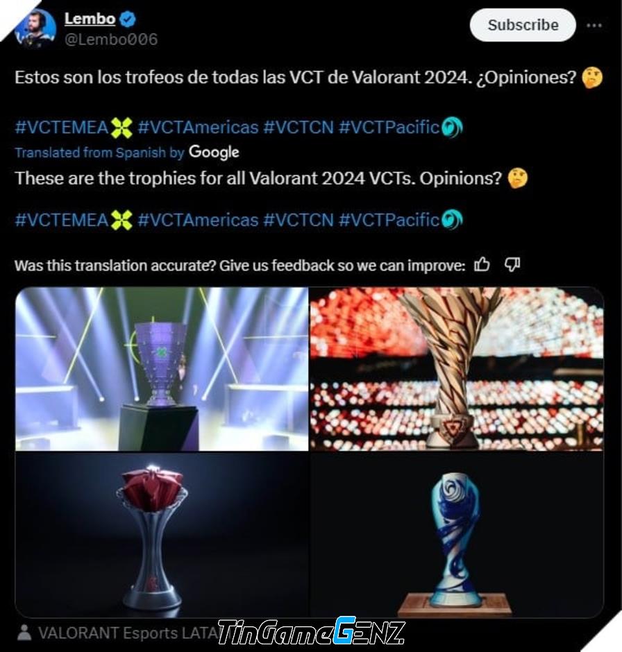 Valorant: CĐV Thất Vọng Với Chiếc Cúp VCT EMEA Stage 2 