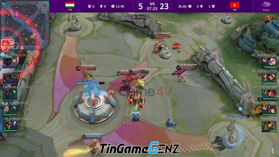 Việt Nam thắng Tajikistan 1-0 tại Arena of Valor Asian Games 2022 ngày 1 (Trực tiếp)