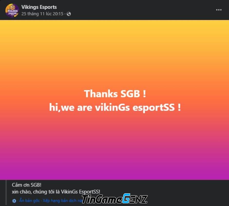 Vikings Esports thay thế SGB, hé lộ đội hình thi đấu VCS Mùa Xuân 2024