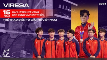 VIRESA - 15 năm thành công trong xây dựng và phát triển Thể thao Điện tử Giải trí Việt Nam