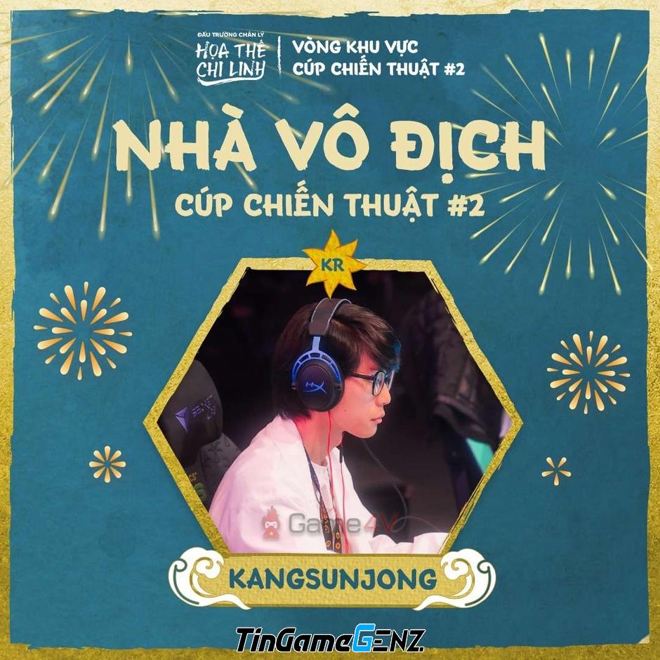 VKV Cúp Chiến Thuật #2: Đội Hàn Quốc vô địch, tuyển thủ Việt Nam top 6