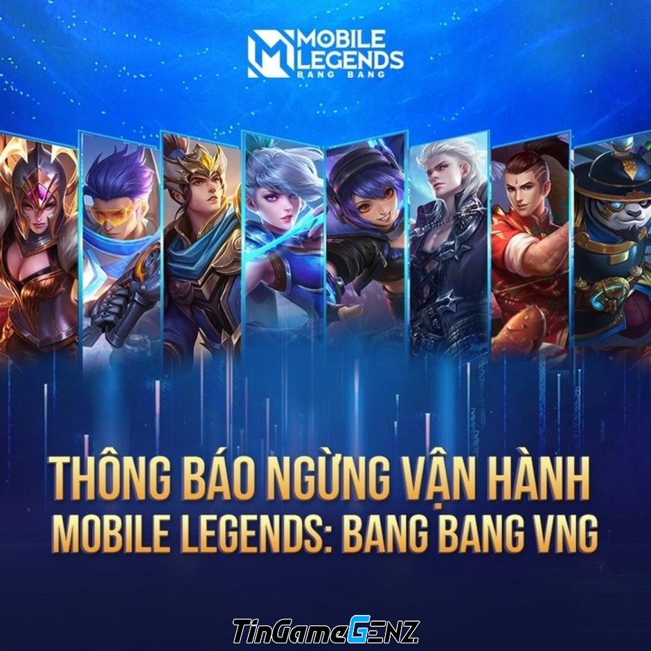 VNG chấm dứt hoạt động Mobile Legends: Bang Bang ở Việt Nam