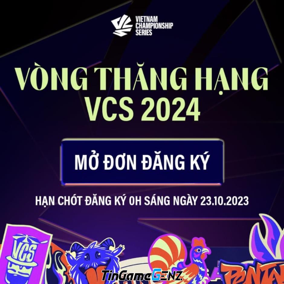 Vòng Thăng Hạng trở lại trong VCS 2024 và cộng đồng đã sẵn sàng cho những hứa hẹn mới