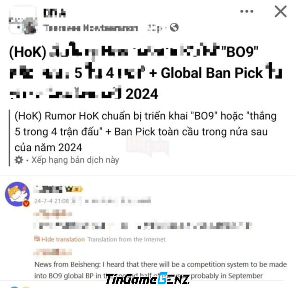 Vương Giả Vinh Diệu chính thức thành game thể lực với thể thức BO9