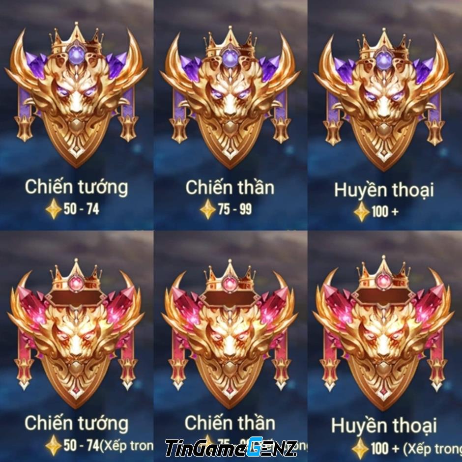 Xóa rank Thách Đấu Liên Quân Mobile: Loạt rank mới game thủ không thể bỏ qua