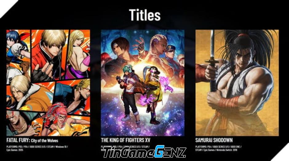 **SNK Ra Mắt KOF Studio Để Kỷ Niệm 30 Năm Huyền Thoại King of Fighters**