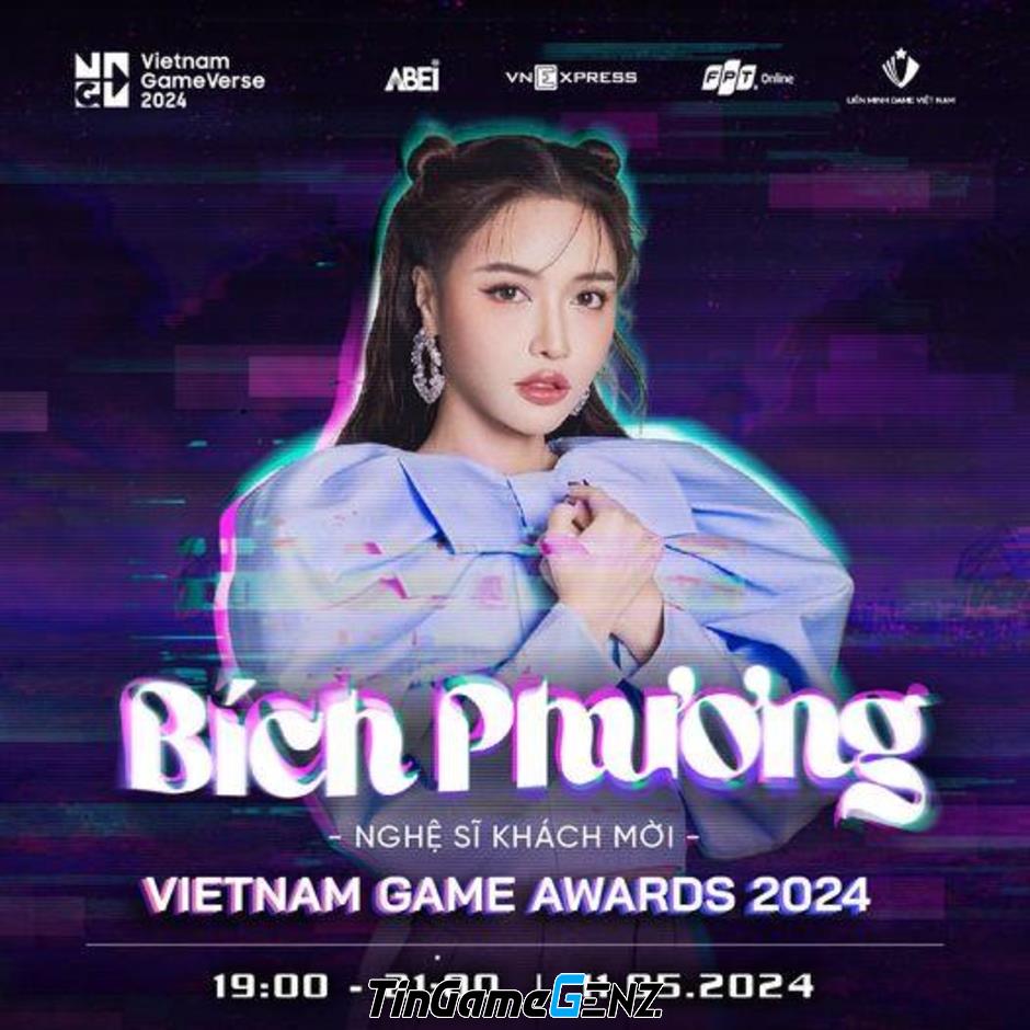 Bích Phương, Hieuthuhai, Double2T sẽ khuấy động Vietnam GameVerse 2024 tại Nhà thi đấu Phú Thọ