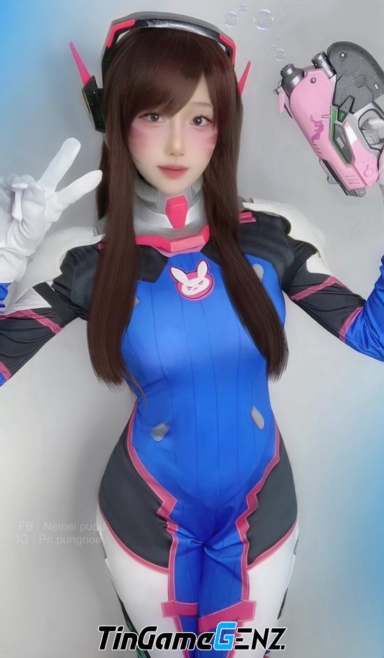 Bộ ảnh cosplay D.Va đẹp mắt của coser Noy