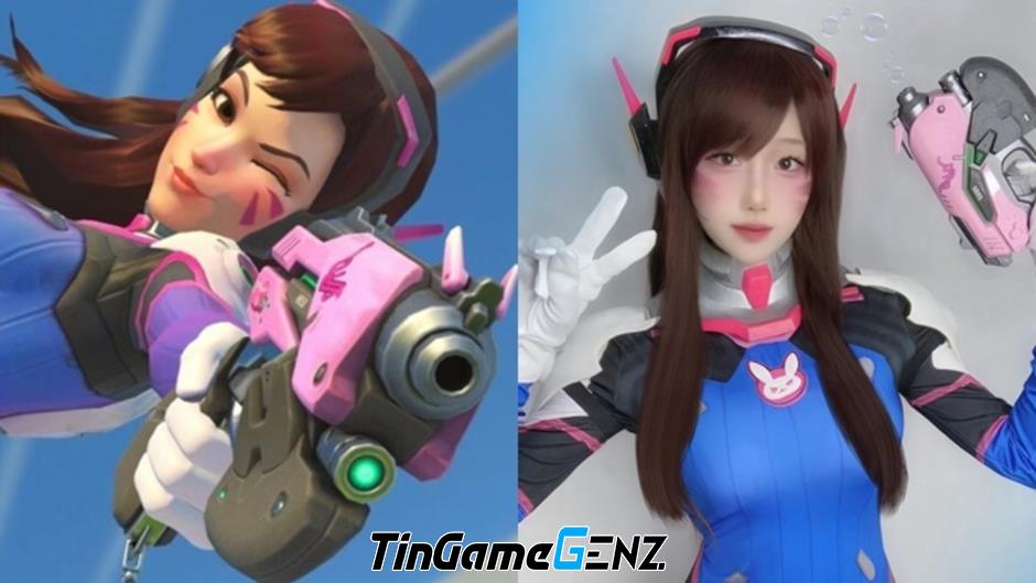 Bộ ảnh cosplay D.Va đẹp mắt của coser Noy