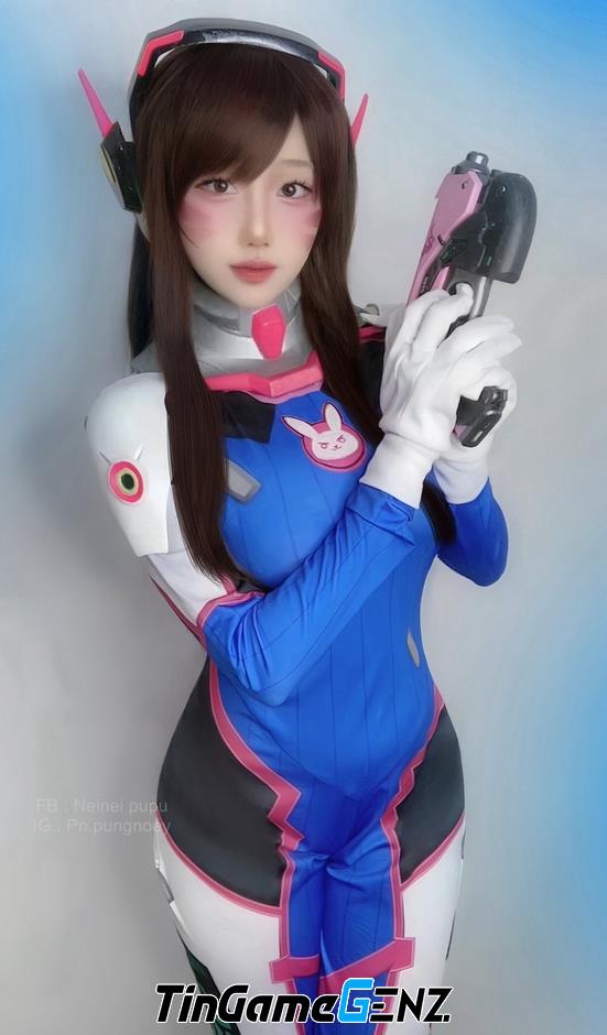 Bộ ảnh cosplay D.Va đẹp mắt của coser Noy