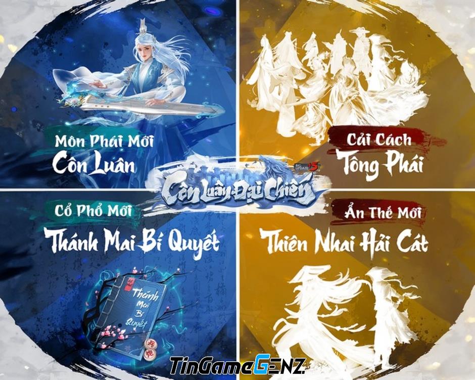 Cửu Âm Chân Kinh: Hàng “tấn” mới trong siêu phiên bản Côn Luân Đại Chiến sắp ra mắt