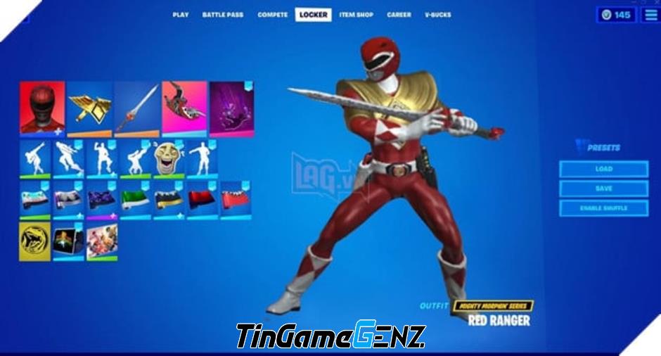 Fortnite sẽ hợp tác với Power Rangers để thêm 5 Anh Em Siêu Nhân vào game