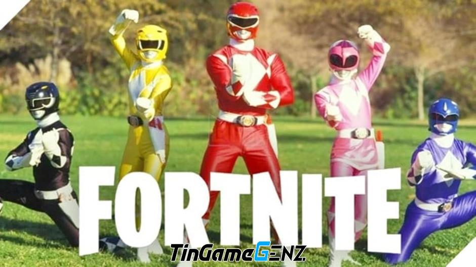 Fortnite sẽ hợp tác với Power Rangers để thêm 5 Anh Em Siêu Nhân vào game