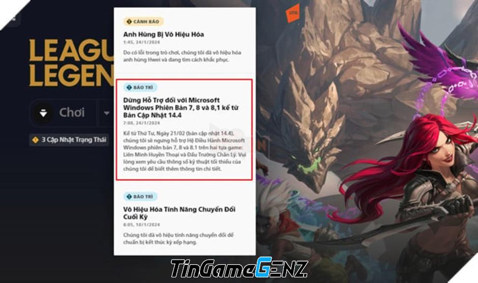 LMHT: Riot Games gây hoang mang với thông báo bất ngờ cho game thủ Việt