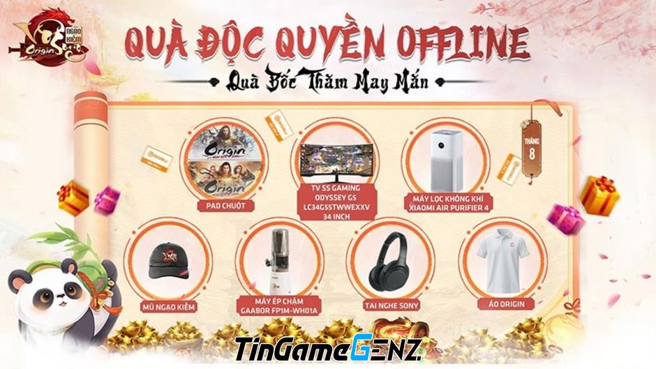 Ngạo Kiếm Vô Song Origin: Big Offline chào đón Phiên Bản Hoàn Thiện và gặp gỡ cố nhân 09/08