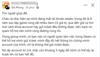 Tài khoản Steam Mixigaming bị hack, mất vật phẩm giá trị