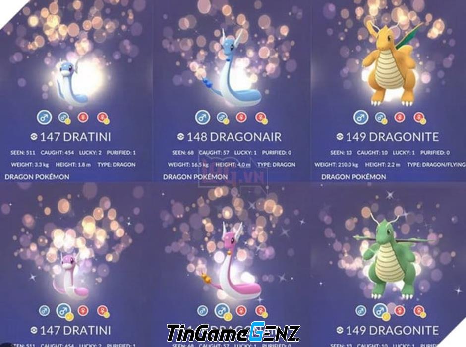 Top 10 Pokemon Shiny hiếm và được săn đón nhiều nhất trong Pokemon Go (Phần 1)