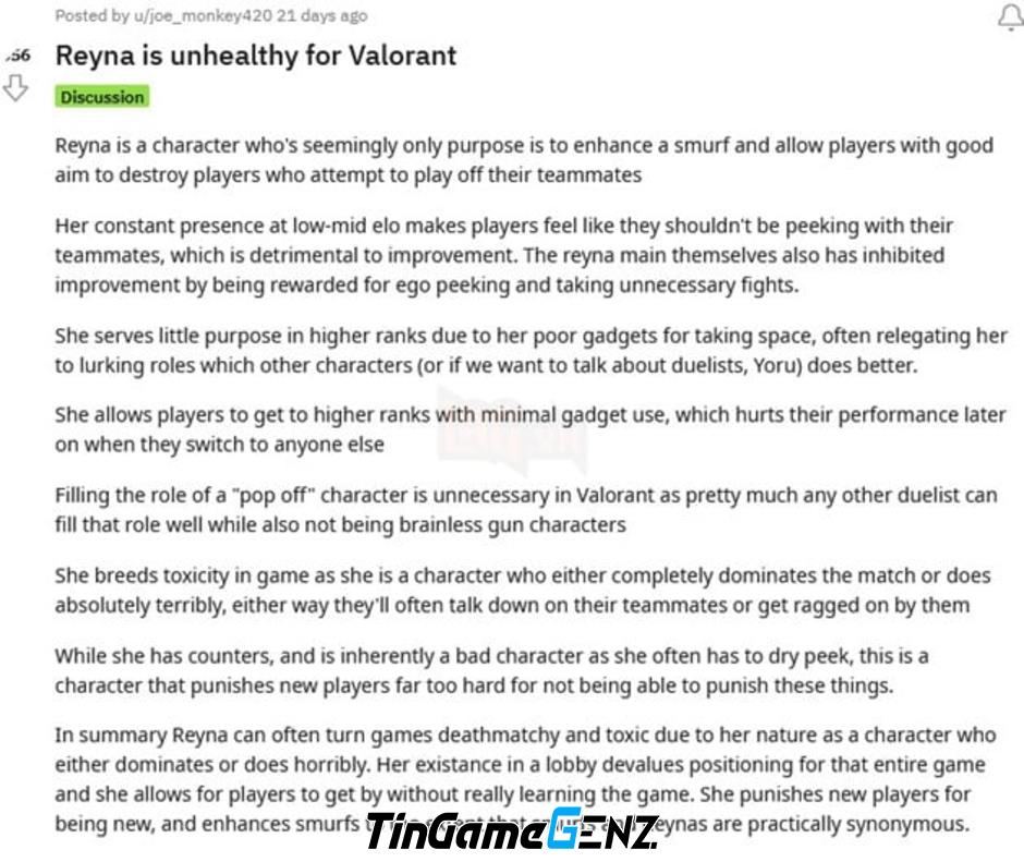 Valorant: Game thủ ủng hộ việc xóa Agent khỏi game