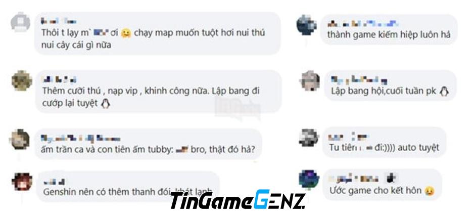 Yêu cầu thêm tính năng kiếm hiệp trong Genshin Impact bất ngờ từ game thủ