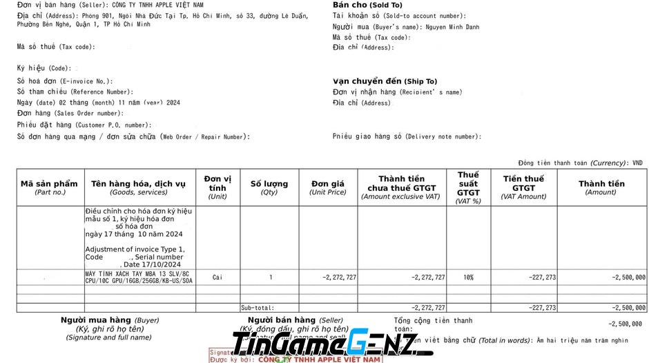 “Apple Hoàn Tiền Cho Người Việt Mua MacBook Air Giá Cao: Cơ Hội Vàng Đầu Tư Công Nghệ”