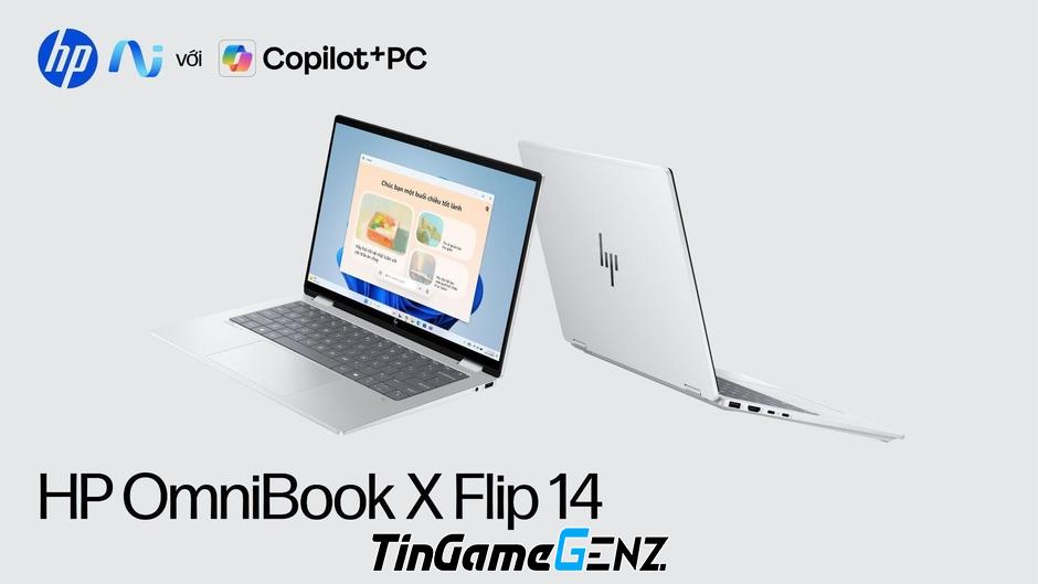 **HP OmniBook X Flip 14: Đột Phá Công Nghệ AI Thế Hệ Mới Cho Game Thủ** **HP OmniBook X Flip 14: Đột Phá Công Nghệ AI Thế Hệ Mới Cho Game Thủ**