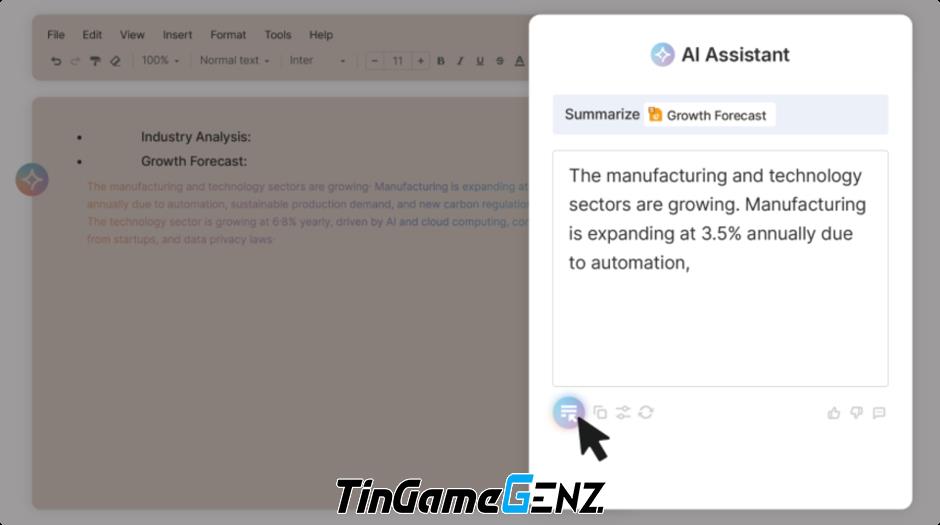 “Khám Phá Bộ Công Cụ AI Mới Hỗ Trợ Soạn Email, Xử Lý Văn Bản và Bảng Tính cho Game Thủ”
