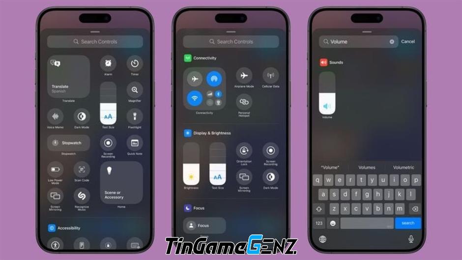 6 tính năng mới của Trung tâm điều khiển iPhone trên iOS 18