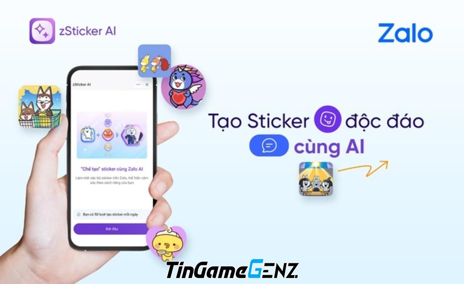 AI của Zalo tạo 9 triệu sticker trong vòng 7 ngày