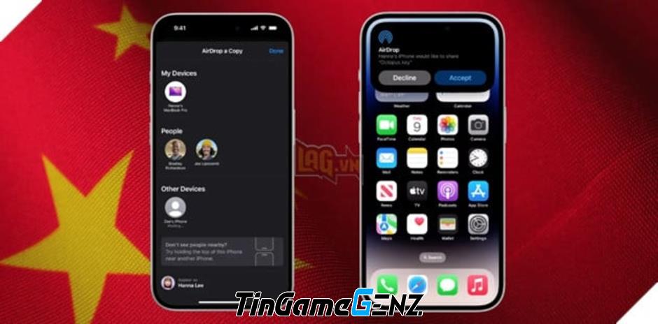 AirDrop của Apple bị Trung Quốc hack, người gửi dữ liệu có thể bị xác định