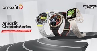 "Amazfit trình làng Series Cheetah với AI huấn luyện viên và nhiều tính năng mới cho việc tập luyện"