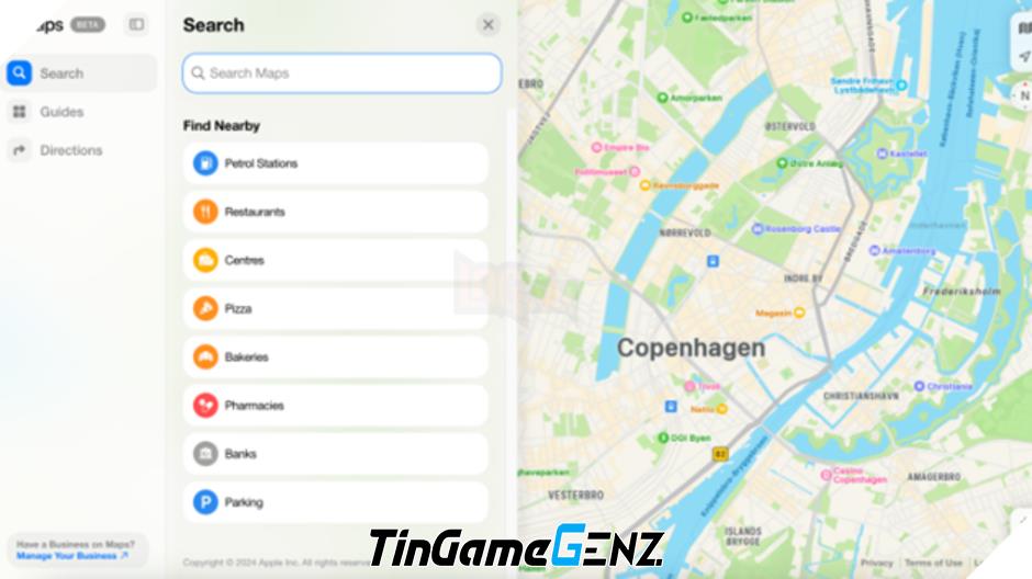 Apple Maps Đã Tồn Tại Trên Web