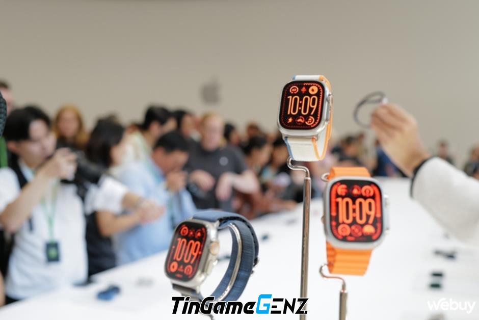 Apple Watch Ultra 2 ra mắt: Thiết kế đẹp, cực tiện cho phép “bấm ngón tay”