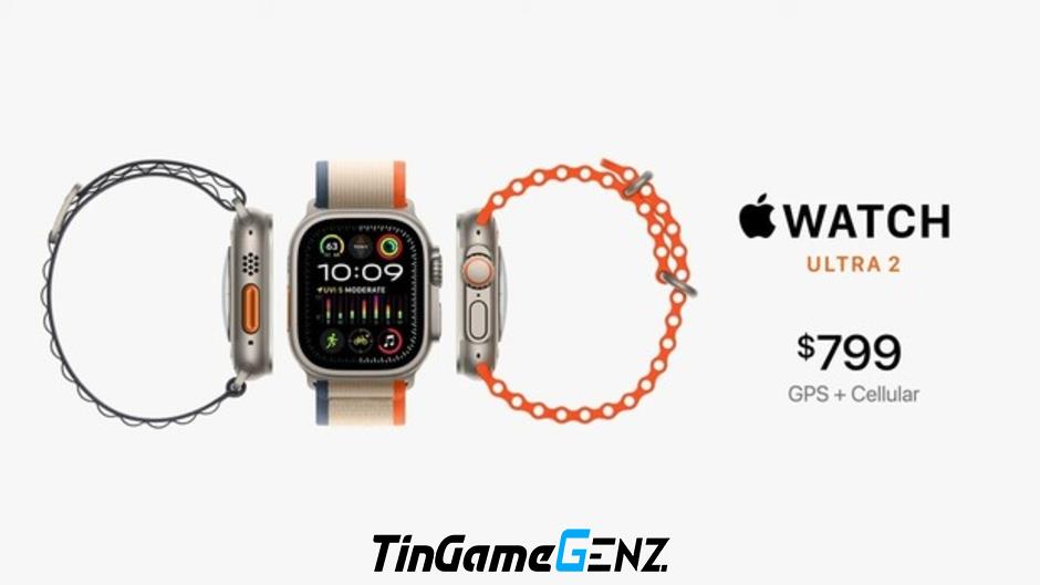 Apple Watch Ultra 2: Vỏ cũ, ruột mới, cử chỉ ngón tay 