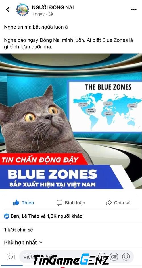 Blue Zones tạo ra sự xôn xao trong công đồng mạng như thế nào?