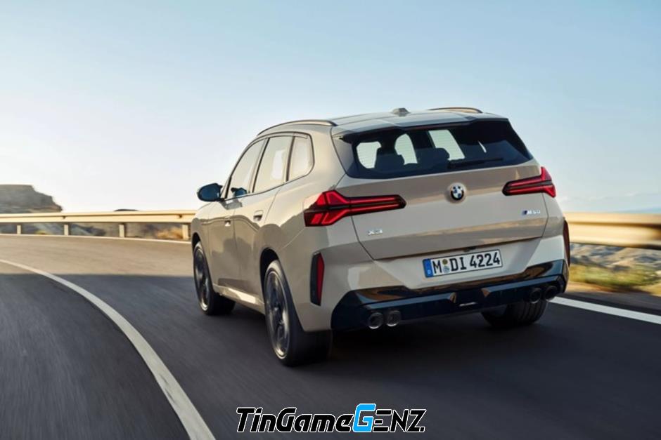 BMW X3 2025: Giá từ 1,2 tỷ đồng, thiết kế mới, màn hình cong, động cơ mạnh hơn GLC